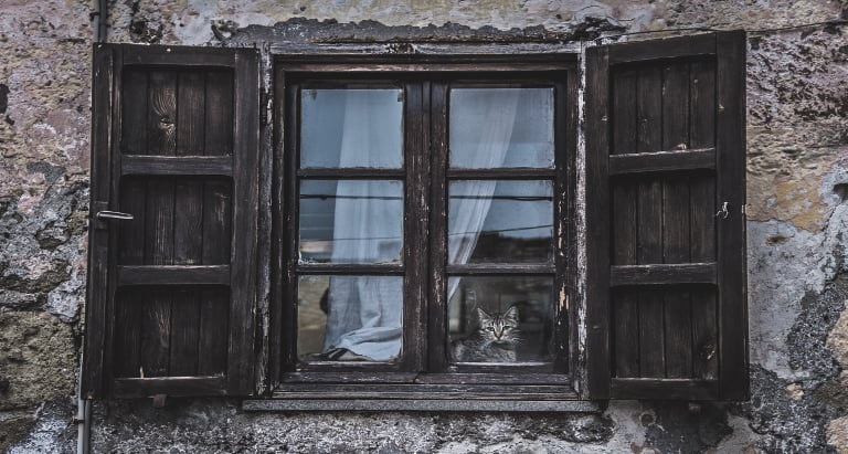 Clean Wooden Windows Frames