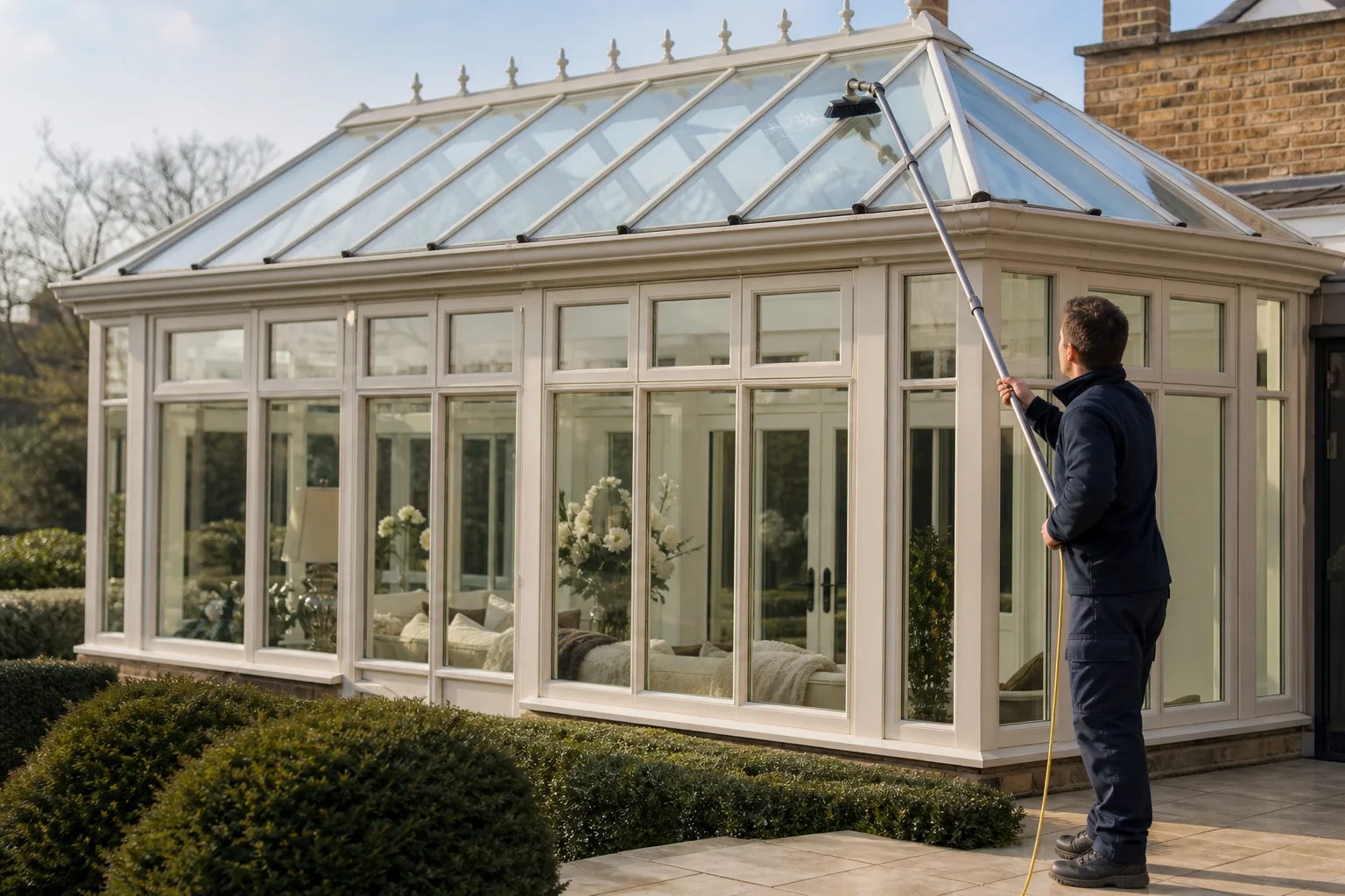 Conservatory cleaning in London