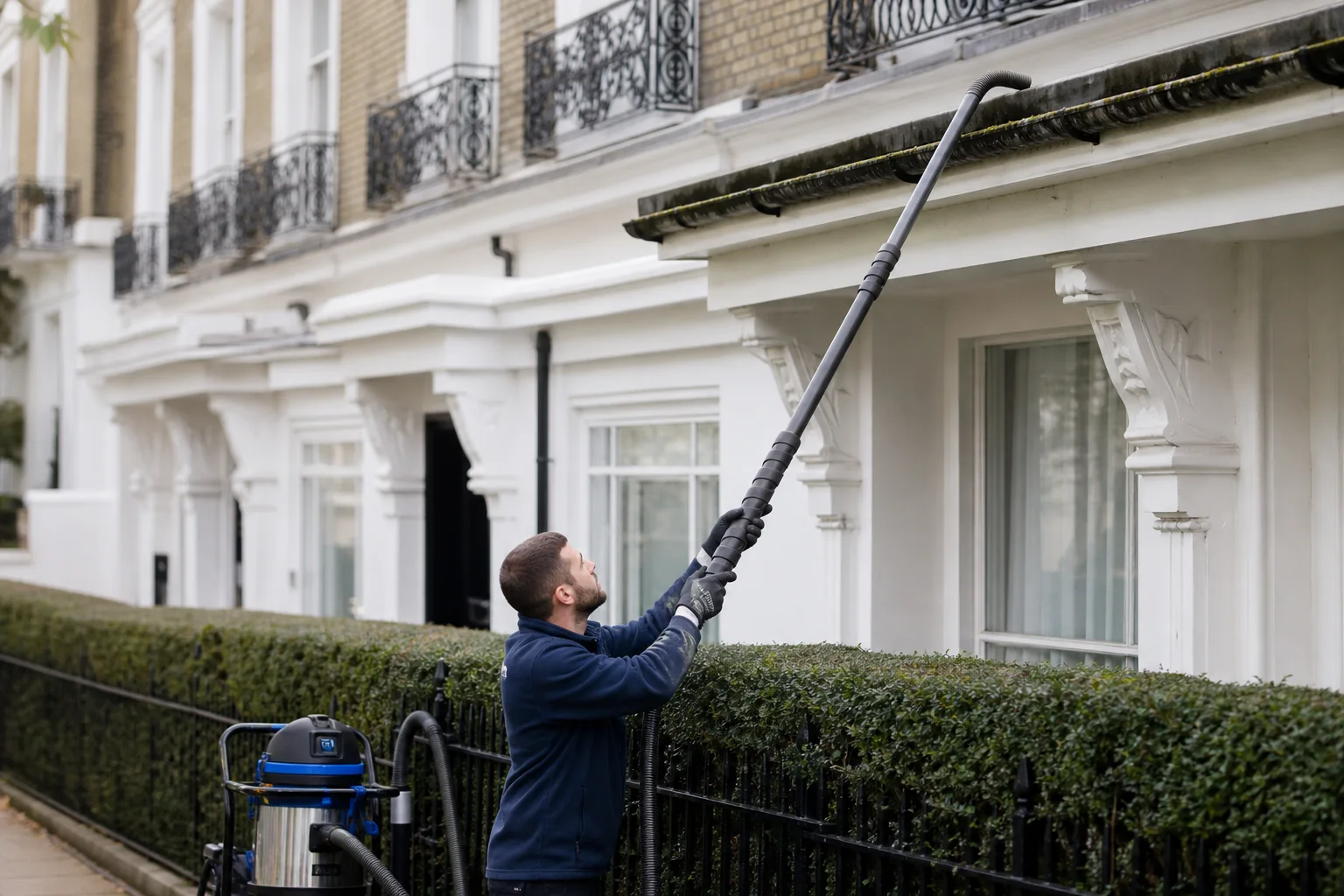 Gutter cleaning in London
