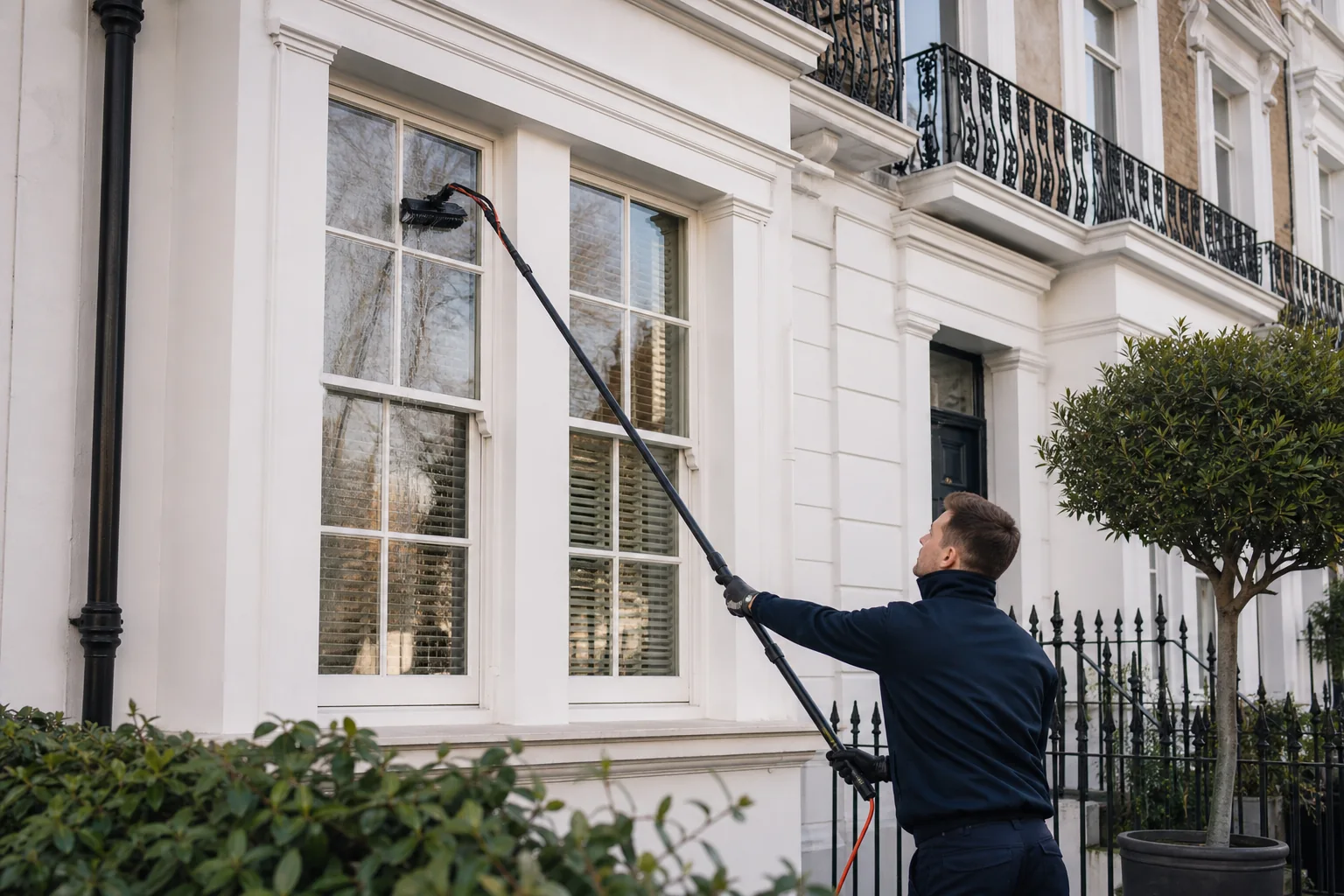 Residential window cleaning in London
